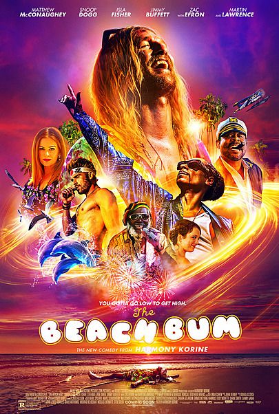 Movie poster for "THE BEACH BUM"