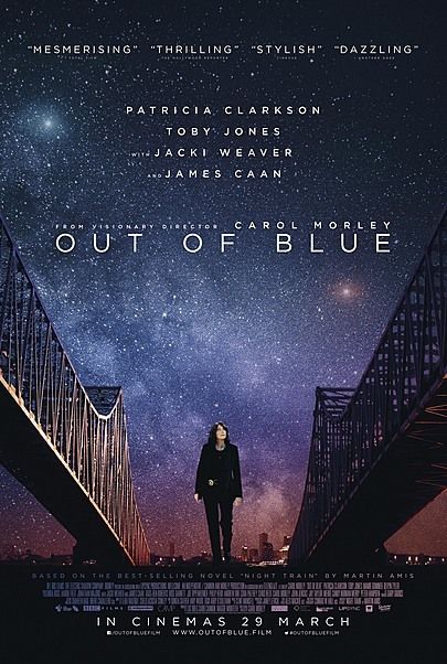 Movie poster for "OUT OF BLUE"