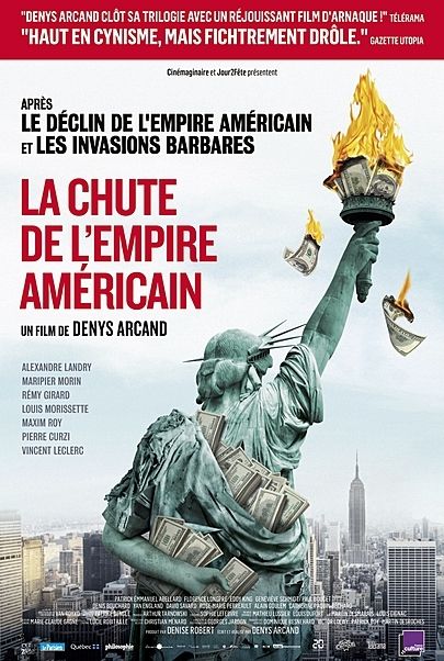 Movie poster for "THE FALL OF AMERICAN EMPIRE"