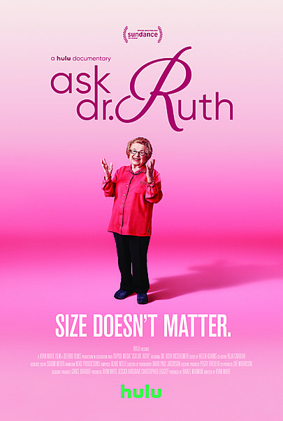 Movie poster for "ASK DR. RUTH"