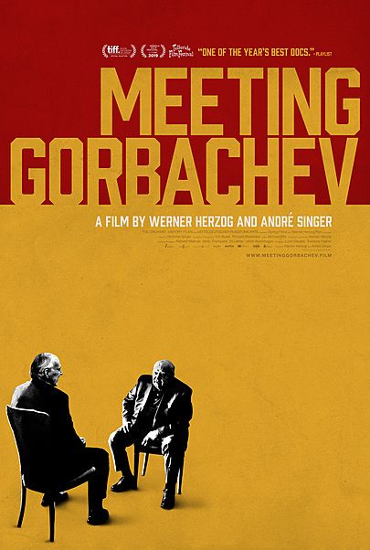 Movie poster for "MEETING GORBACHEV"