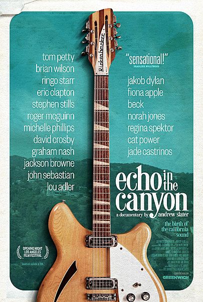 Movie poster for "ECHO IN THE CANYON"