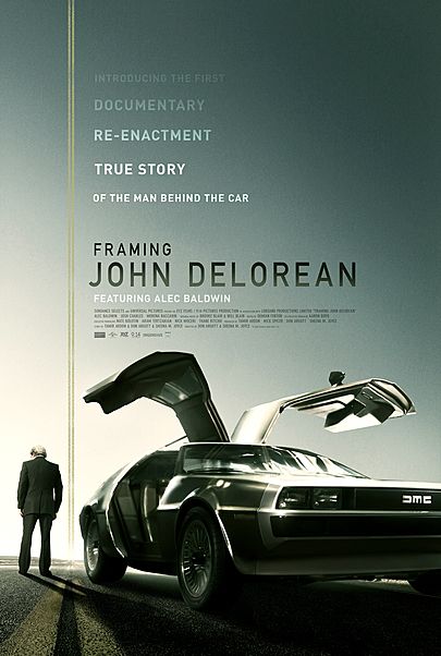 Movie poster for "FRAMING JOHN DELOREAN"