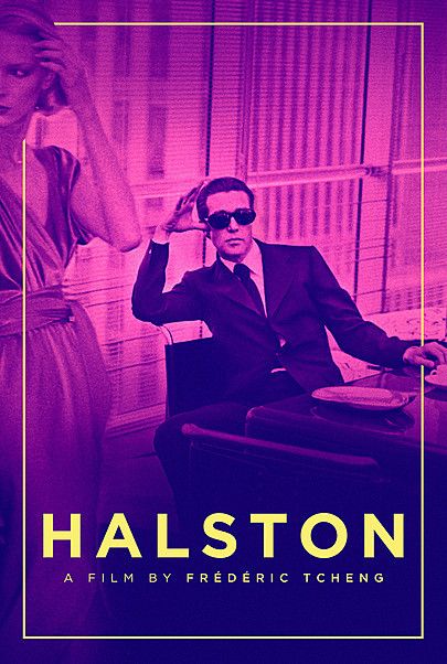 Movie poster for "HALSTON"