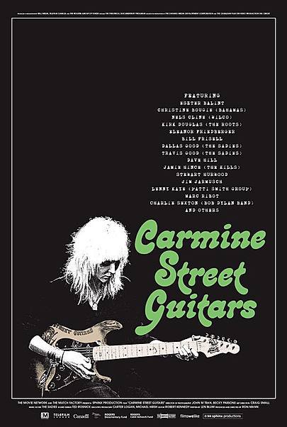 Filmplakat für "CARMINE STREET GUITARS"