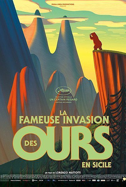 Movie poster for "THE BEARS' FAMOUS INVASION OF SICILY"