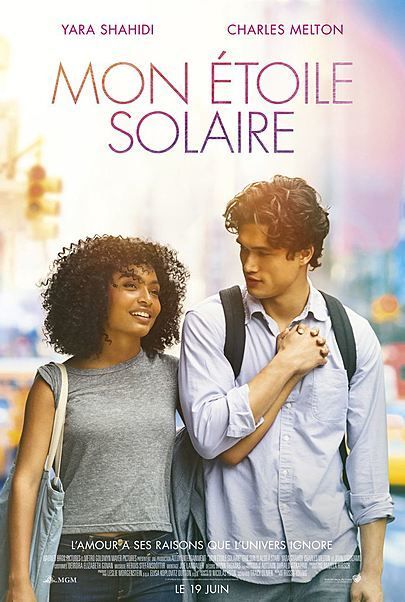 Movie poster for "THE SUN IS ALSO A STAR"