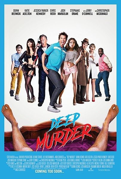 Movie poster for "DEEP MURDER"