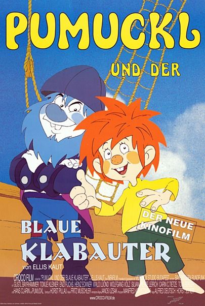 Filmplakat für "PUMUCKL UND SEIN BLAUER KLABAUTER"