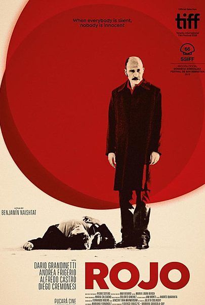 Movie poster for "ROJO"