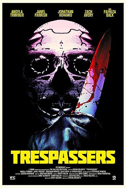Movie poster for "TRESPASSERS"