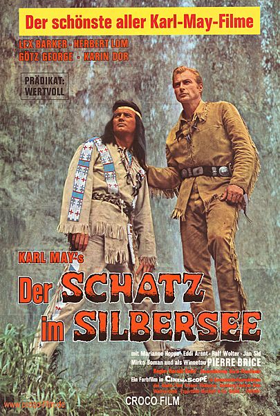 Filmplakat für "DER SCHATZ IM SILBERSEE"