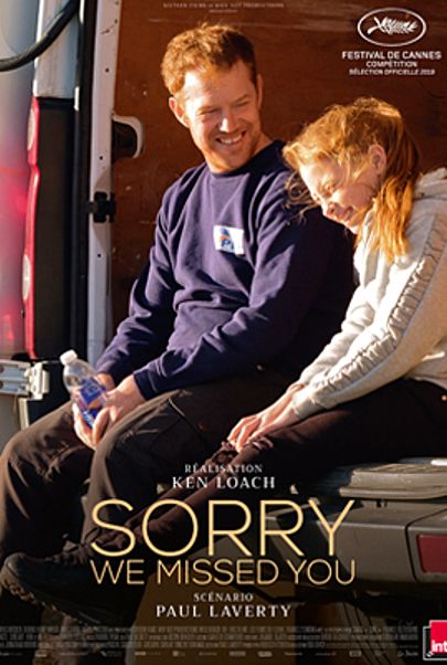 Movie poster for "SORRY WE MISSED YOU"