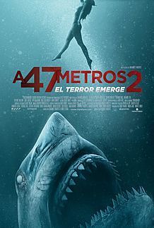 Movie poster for "47 METERS DOWN: UNCAGED"