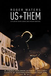 Movie poster for "ROGER WATERS US + THEM"