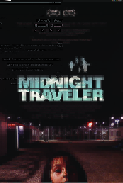 Movie poster for "MIDNIGHT TRAVELLER"