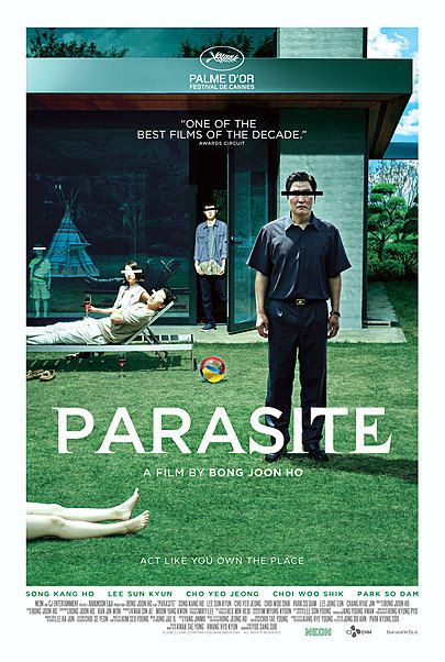 Movie poster for "PARASITE"