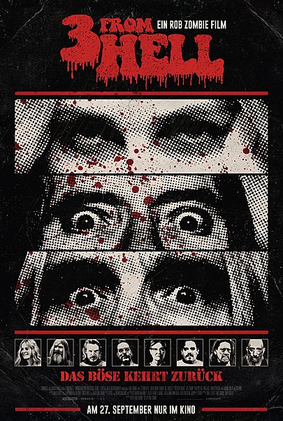 Filmplakat für "3 FROM HELL"