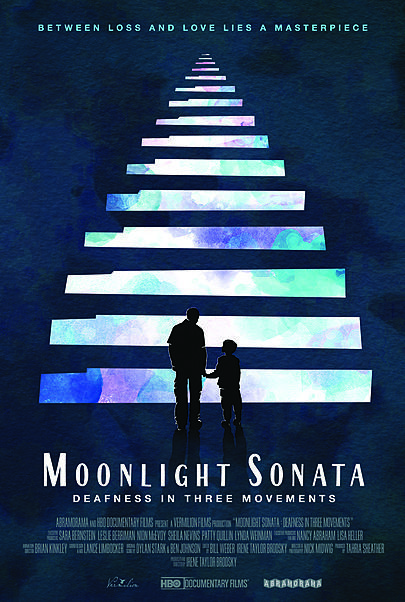 Movie poster for "MOONLIGHT SONATA: DEAFNESS IN THREE MOVEMENTS"
