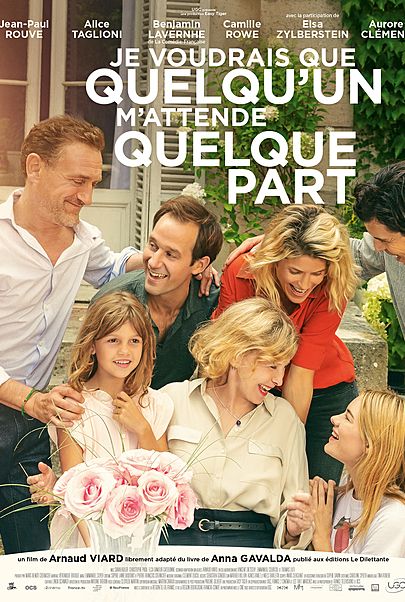 Movie poster for "JE VOUDRAIS QUE QUELQU’UN M’ATTENDE QUELQUE PART"