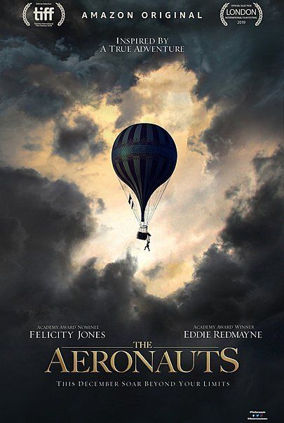 Movie poster for "THE AERONAUTS"