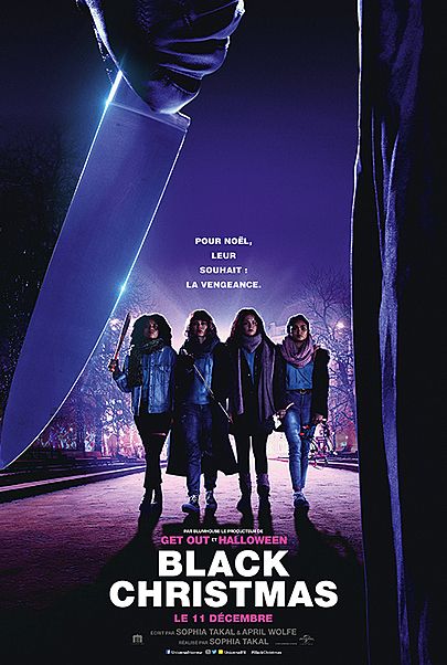Movie poster for "BLACK CHRISTMAS"