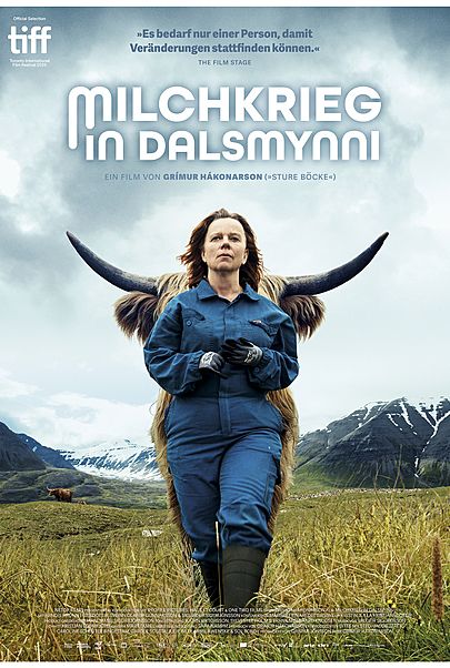 Filmplakat für "MILCHKRIEG IN DALSMYNNI"