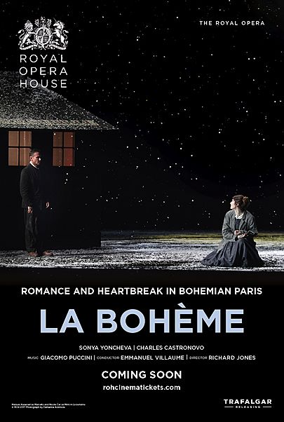 Movie poster for "LA BOHEME - ROYAL OPERA HOUSE 2019/20"