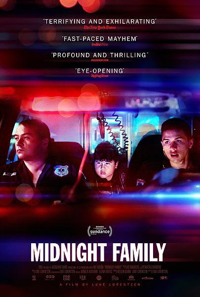 Movie poster for "MIDNIGHT FAMILY"