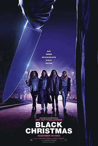 Movie poster for "BLACK CHRISTMAS"
