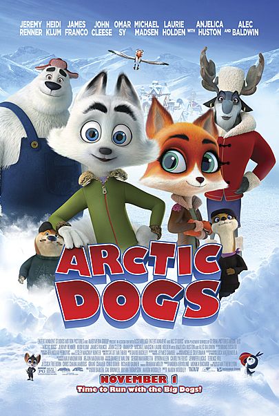 Movie poster for "ARCTIC DOGS"