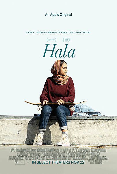 Movie poster for "HALA"