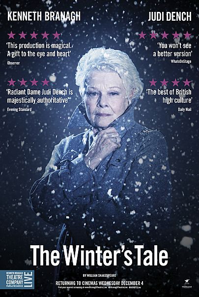 Movie poster for "BRANAGH THEATRE LIVE: THE WINTER'S TALE"