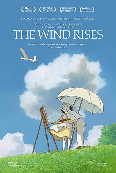 Movie poster for "THE WIND RISES"
