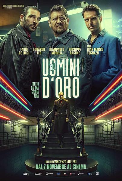Movie poster for "GLI UOMINI D'ORO"