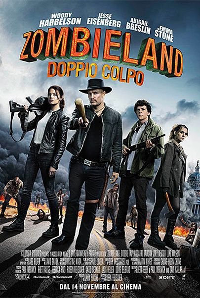 Movie poster for "ZOMBIELAND 2: DOUBLE TAP"