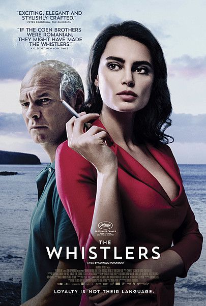 Movie poster for "THE WHISTLERS"