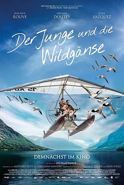 Filmplakat für "DER JUNGE UND DIE WILDGÄNSE"