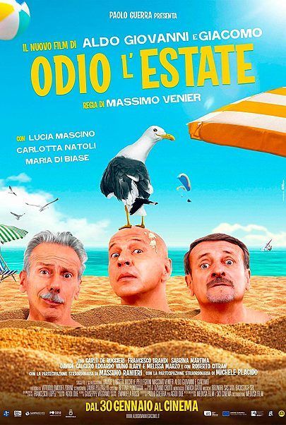 Movie poster for "ODIO L'ESTATE"
