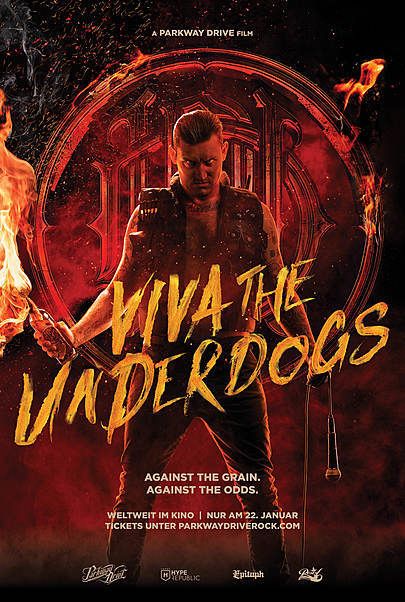 Filmplakat für "VIVA THE UNDERDOGS - A PARKWAY DRIVE FILM"