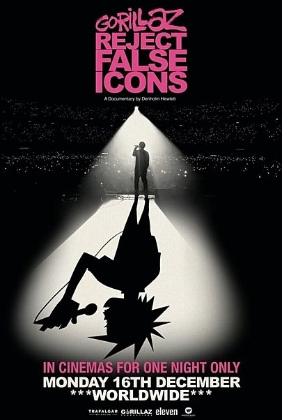 Movie poster for "GORILLAZ: REJECT FALSE ICONS"