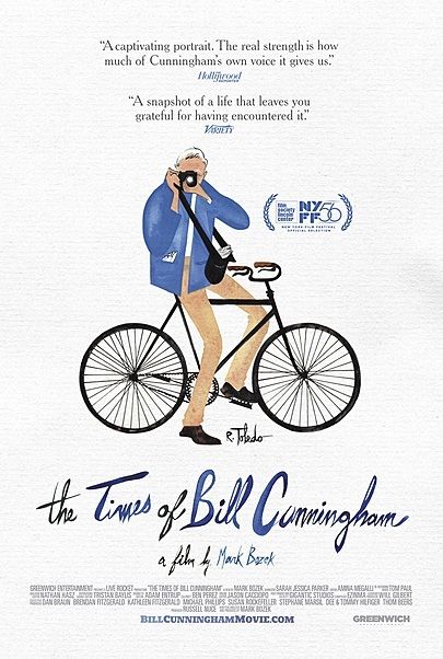 Movie poster for "THE TIMES OF BILL CUNNINGHAM"
