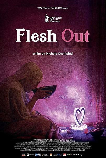 Movie poster for "FLESH OUT"