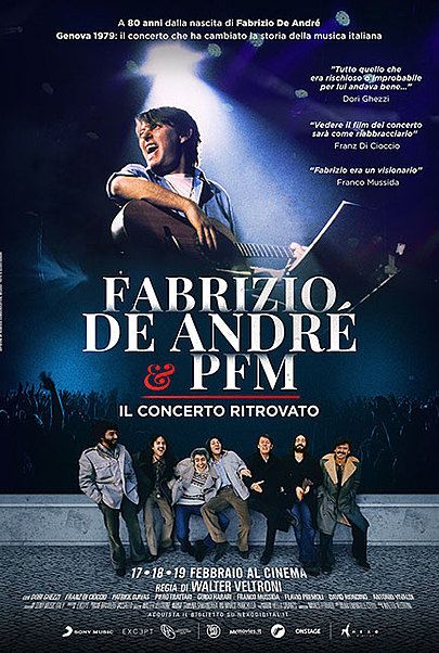 Movie poster for "FABRIZIO DE ANDRE E PFM "