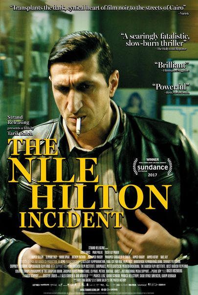 Movie poster for "THE NILE HILTON INCIDENT"
