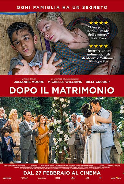 Movie poster for "AFTER THE WEDDING"