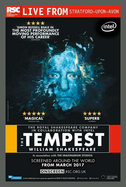 Movie poster for "THE TEMPEST - Royal Shakespeare Company Live"