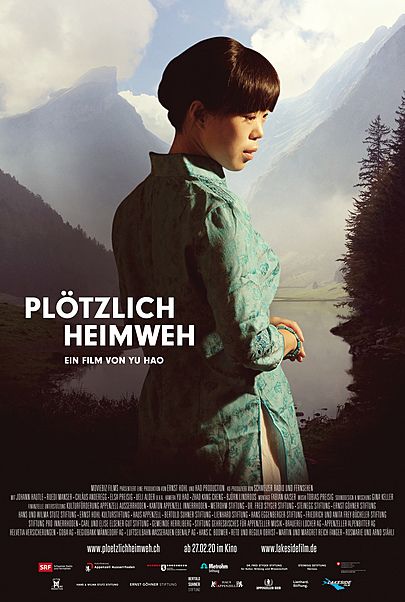 Movie poster for "PLÖTZLICH HEIMWEH"
