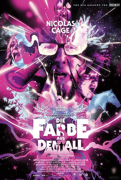 Filmplakat für "DIE FARBE AUS DEM ALL"