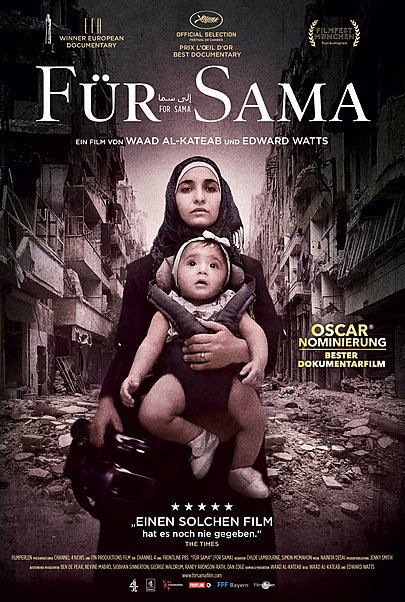 Movie poster for "FOR SAMA"